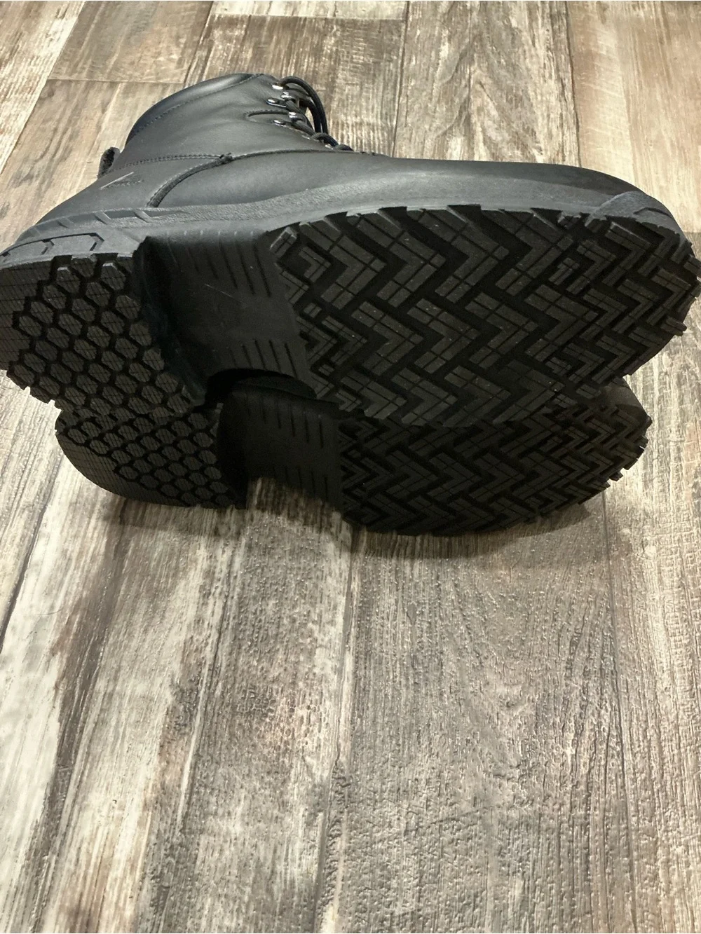 Shoes For Crews Men's Black Lace-Up Work Boot Size 12